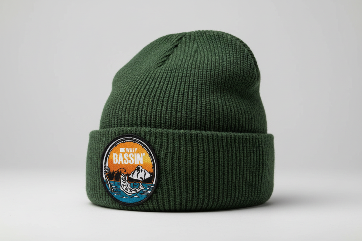 Big Willy Bassin' Wool Beanie